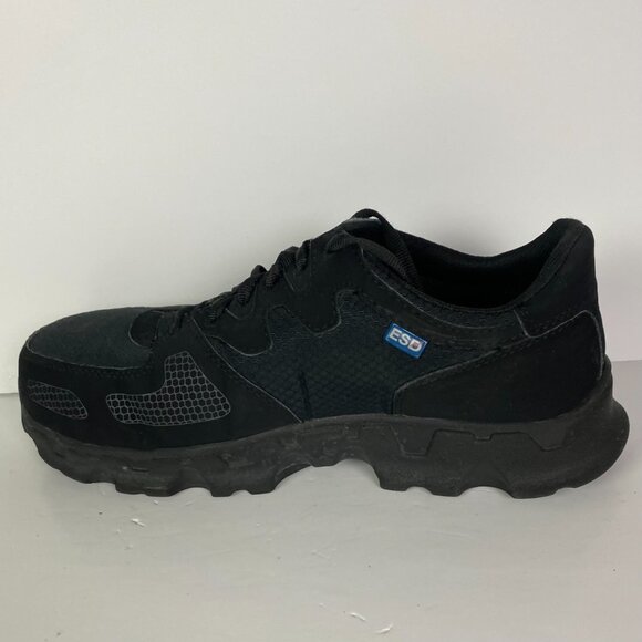 Timberland PRO Powertrain Alloy Safety Toe Shoes Men's 8M Black Lace Up 8 M Work - Picture 9 of 15